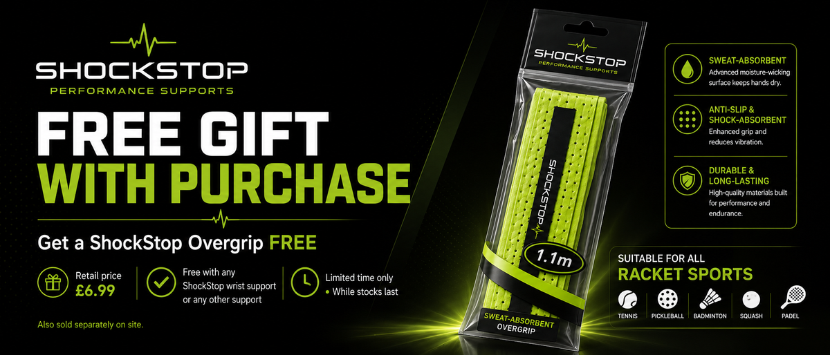SHOCKSTOP™ Sweat & Shock-Absorbent Overgrip