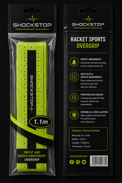 SHOCKSTOP™ Sweat & Shock-Absorbent Overgrip